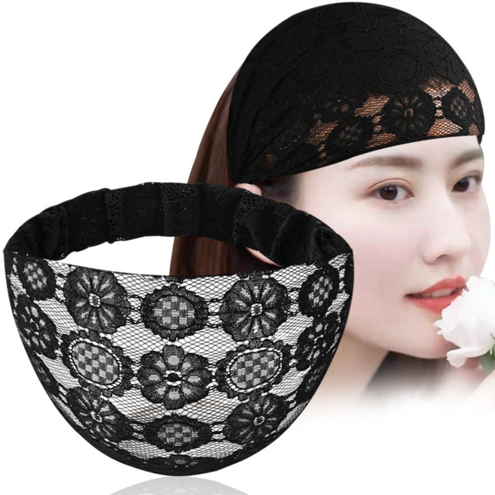 Hair Net Invisible - Sweet Non Slip Mesh Flower Headband