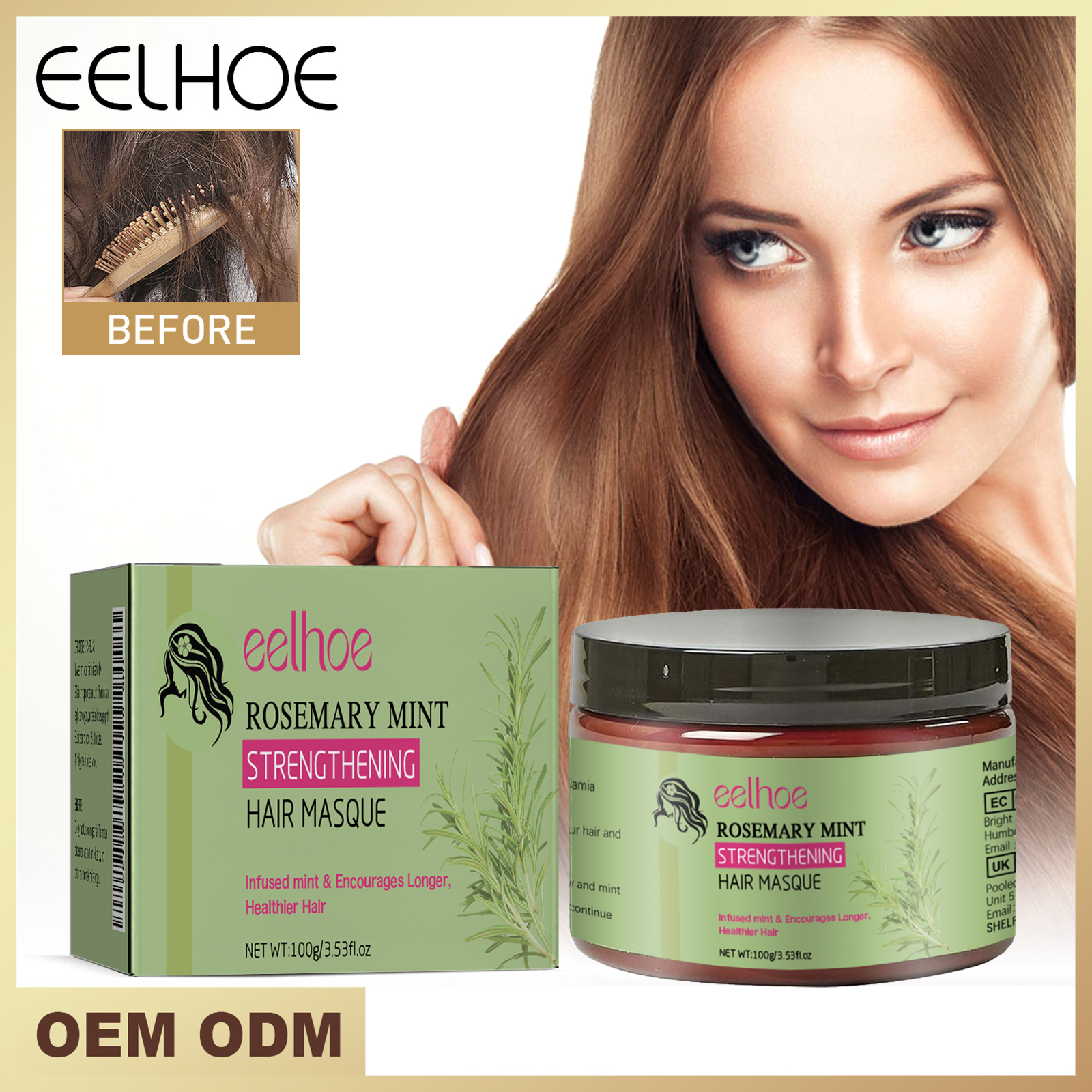 Hair Care Garnier - EELHOE Rosemary Hair Mask Repair Damage