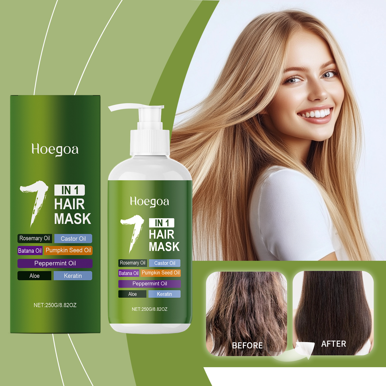 Deep Conditioner Mask - Hair Mask7In1 Smoothing Hair Mask Hydrolyzed