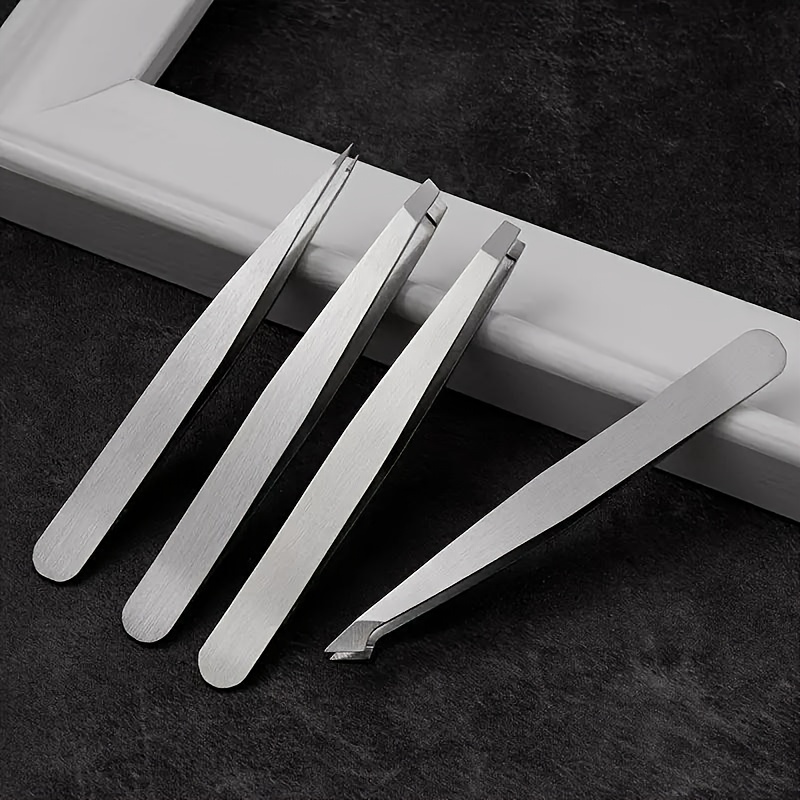 Hair Care Tools - 4-Piece Professional Eyebrow Hair Removal Tweezer
