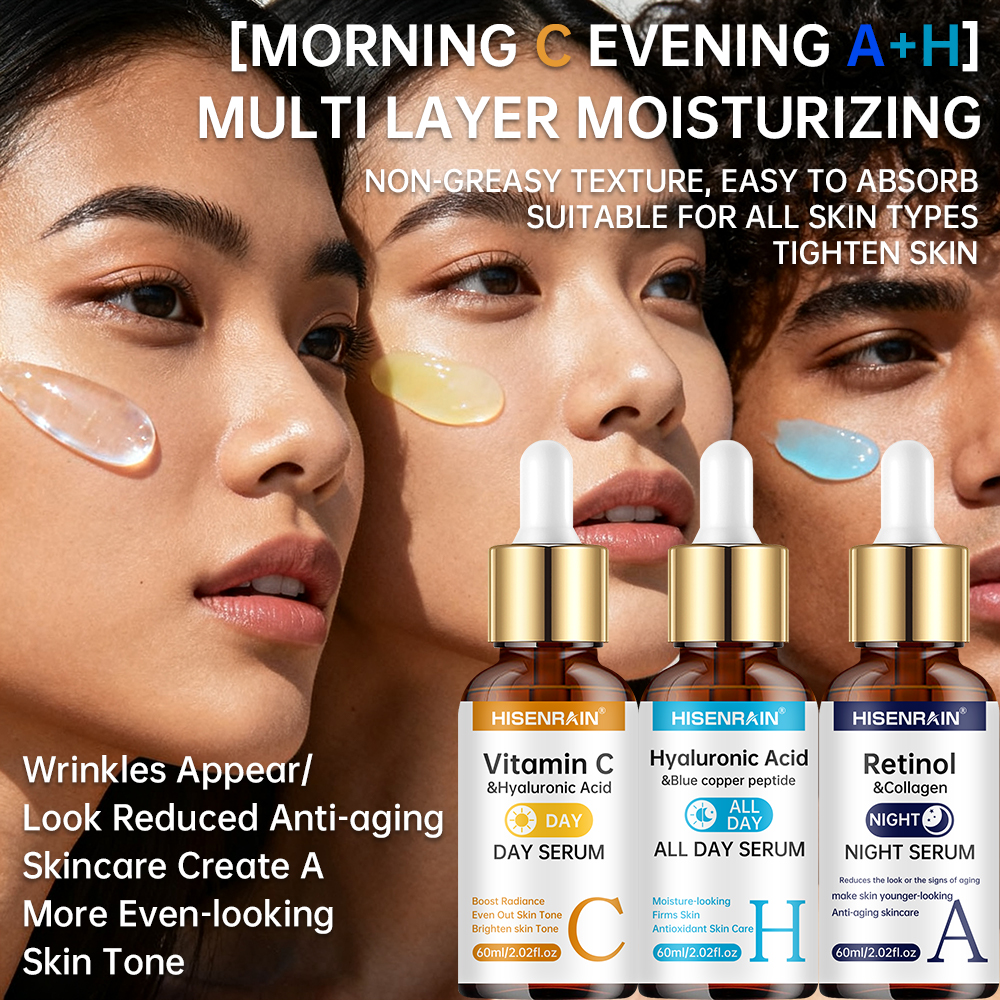 HISENRAIN Vitamin C + Retinol  - Silk Press Serum reseña y precio