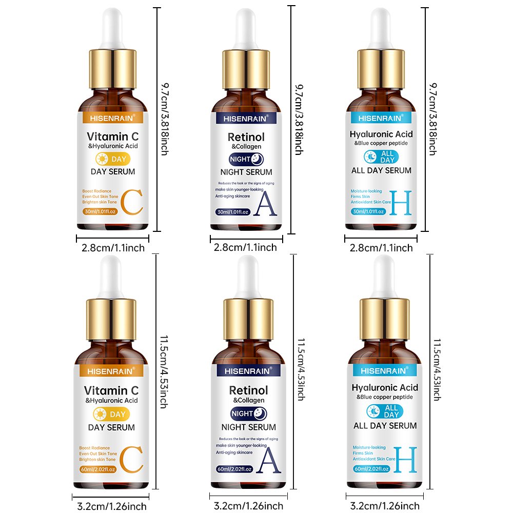 HISENRAIN Vitamin C + Retinol  - Silk Press Serum reseña y precio