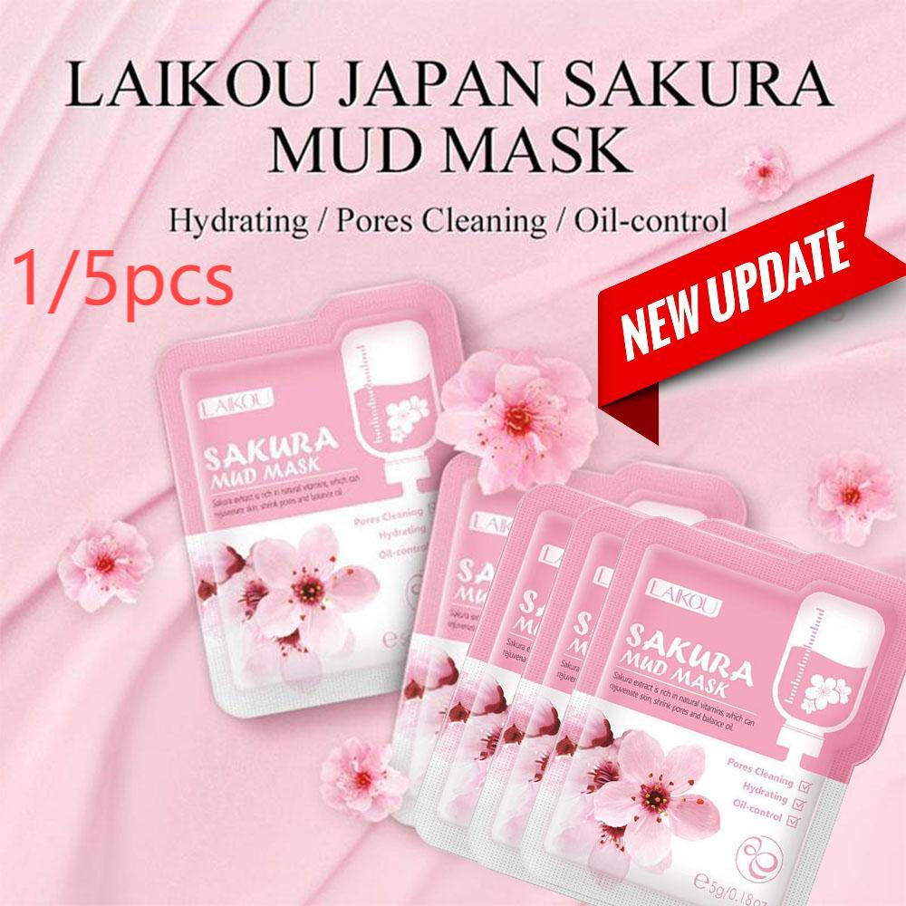 1/5Pcs Sakura Collagen Mask De - Deep Conditioner Mask reseña y precio