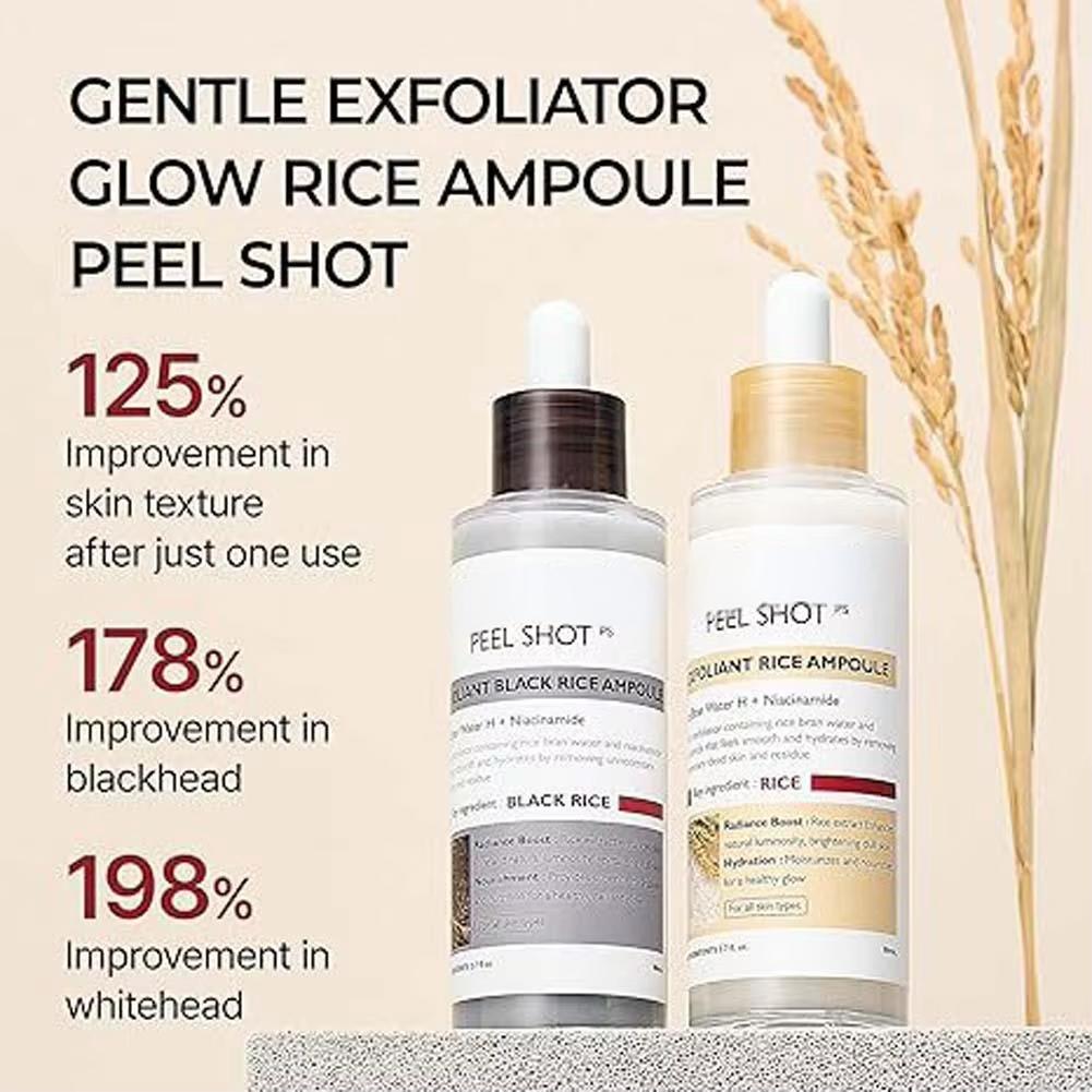 Rice Exfoliating Serum Facial  - Silk Press Serum reseña y precio