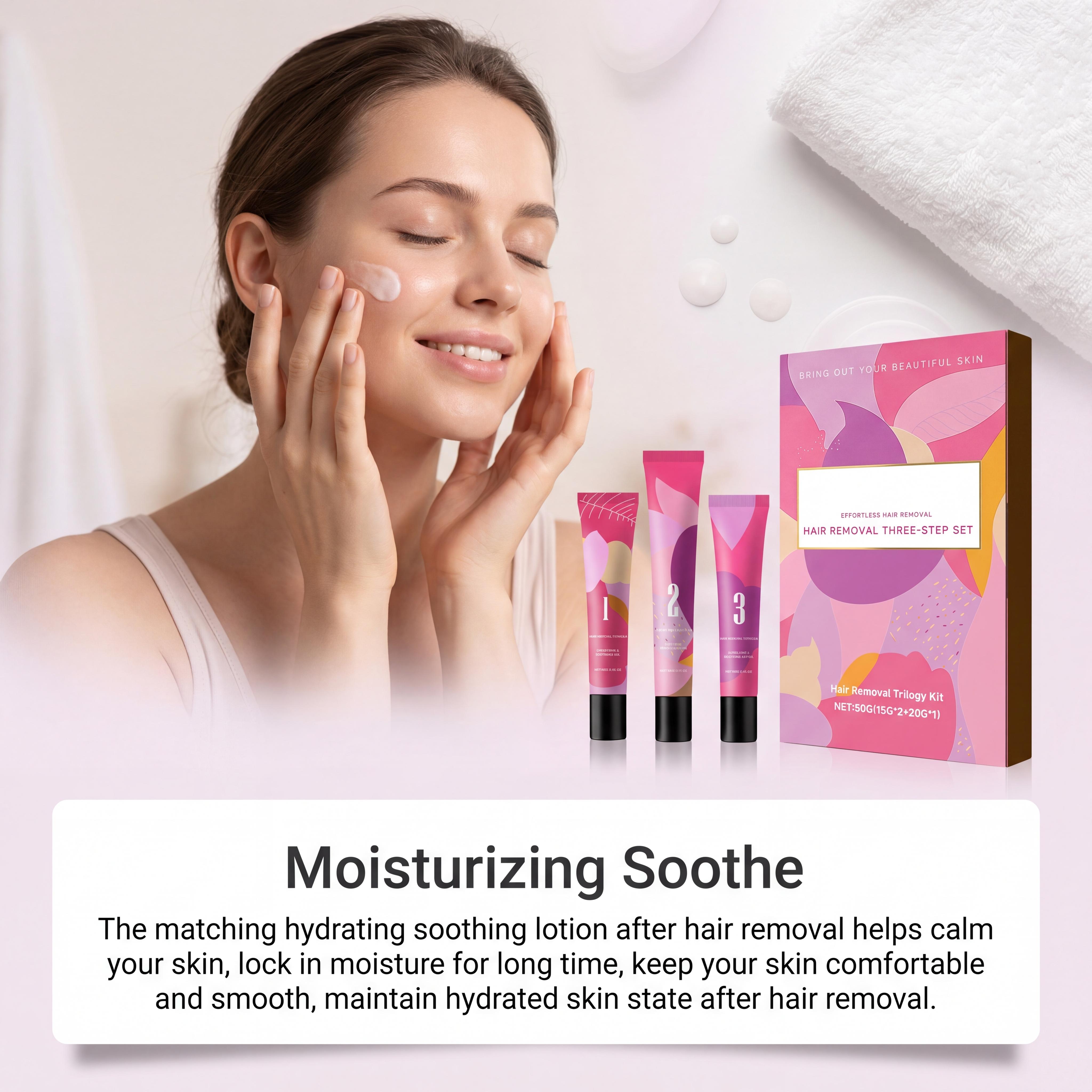 Hair Removal Cream Kit 3-Step  - Hair Care Step reseña y precio