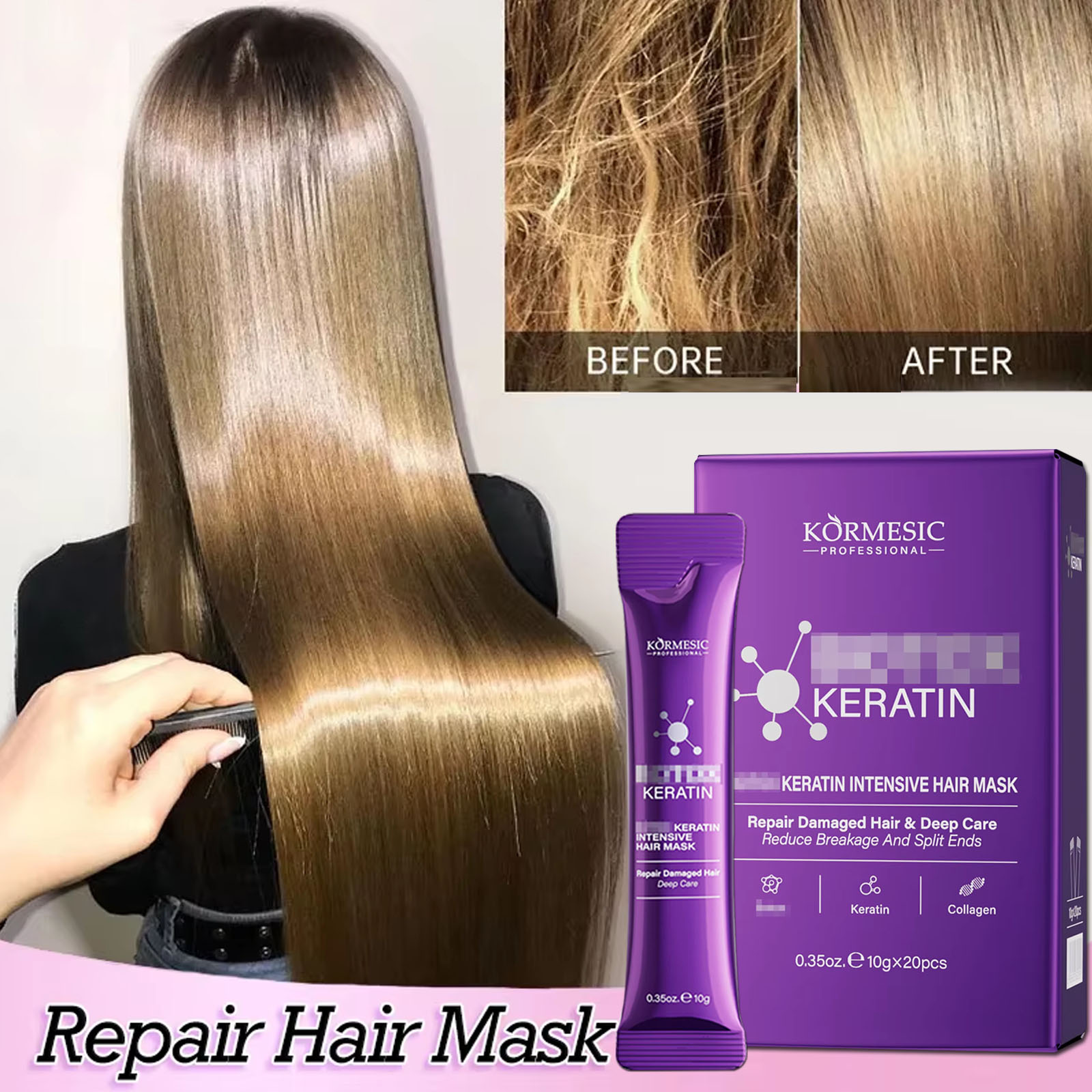 Keratin Hair Mask Magical 5 Se - Deep Conditioner Mask reseña y precio