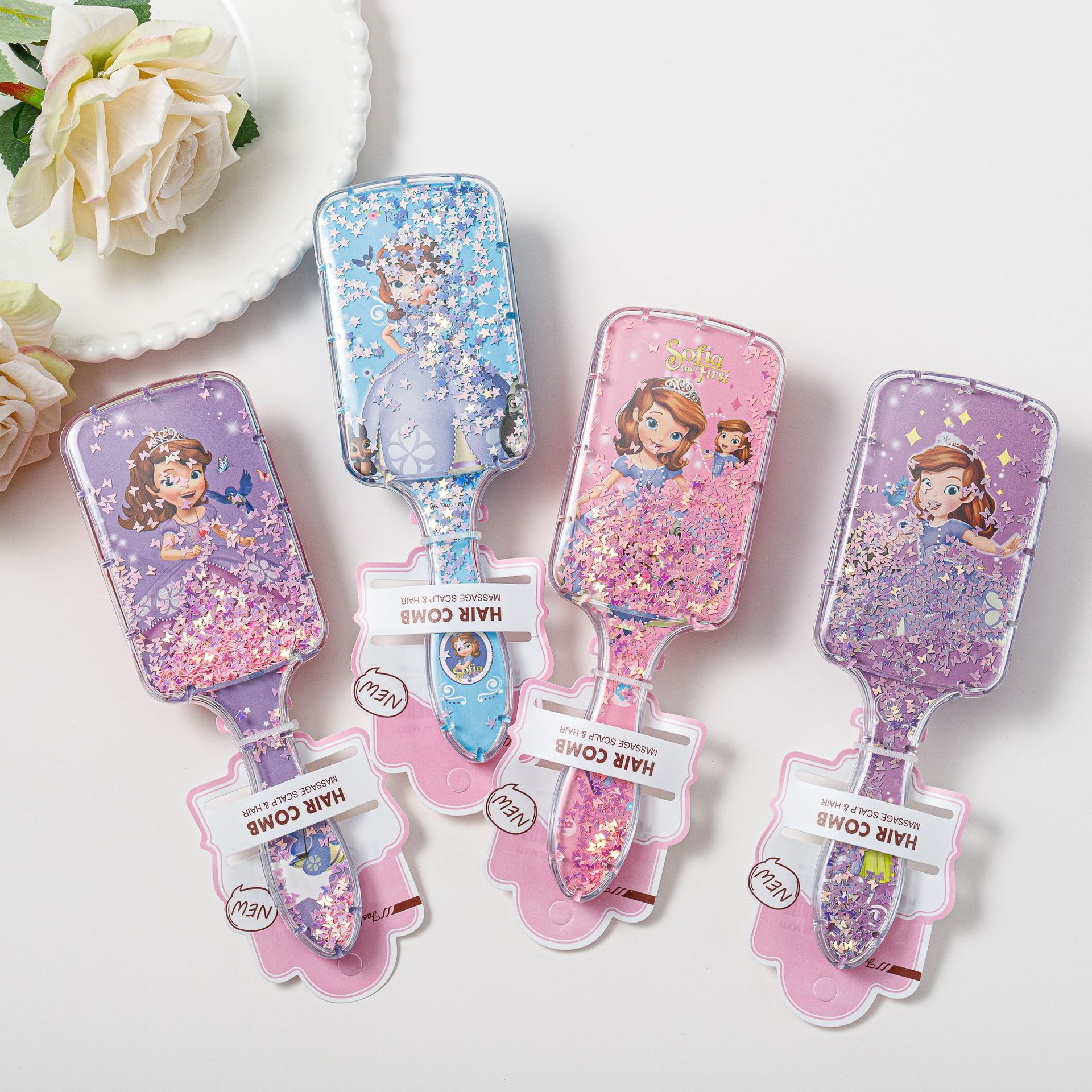 Frozen Elsa Minnie Mickey Mous - Hair Care Tools reseña y precio