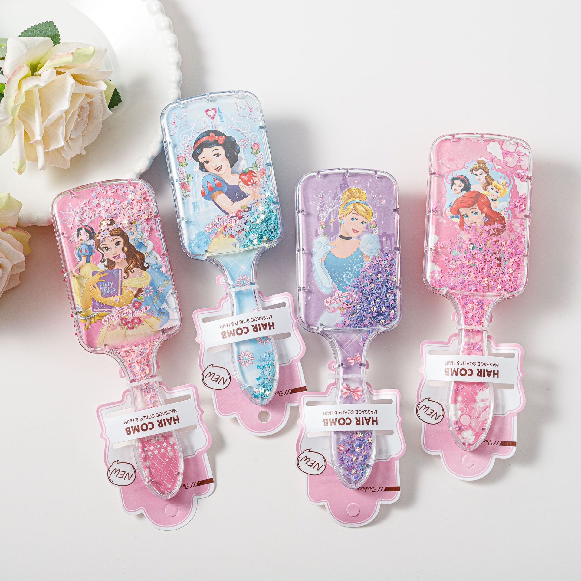 Frozen Elsa Minnie Mickey Mous - Hair Care Tools reseña y precio