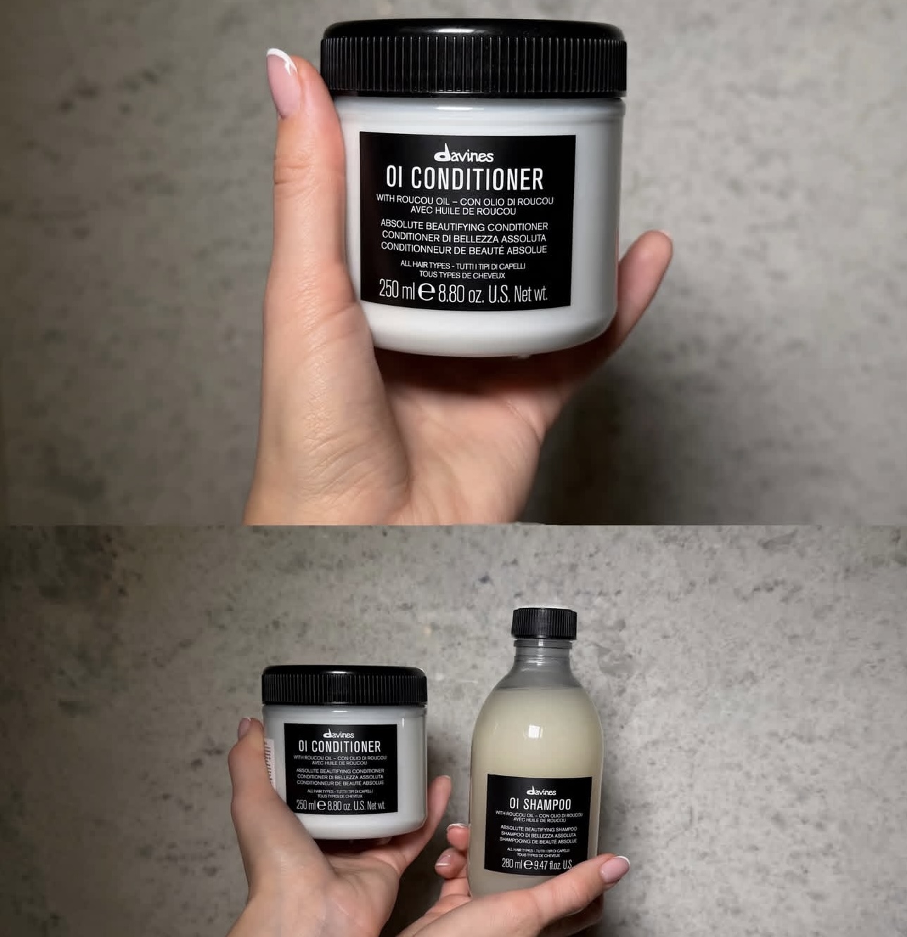 Davines OI Hair Shampoo Condit - Hair Care Salon reseña y precio