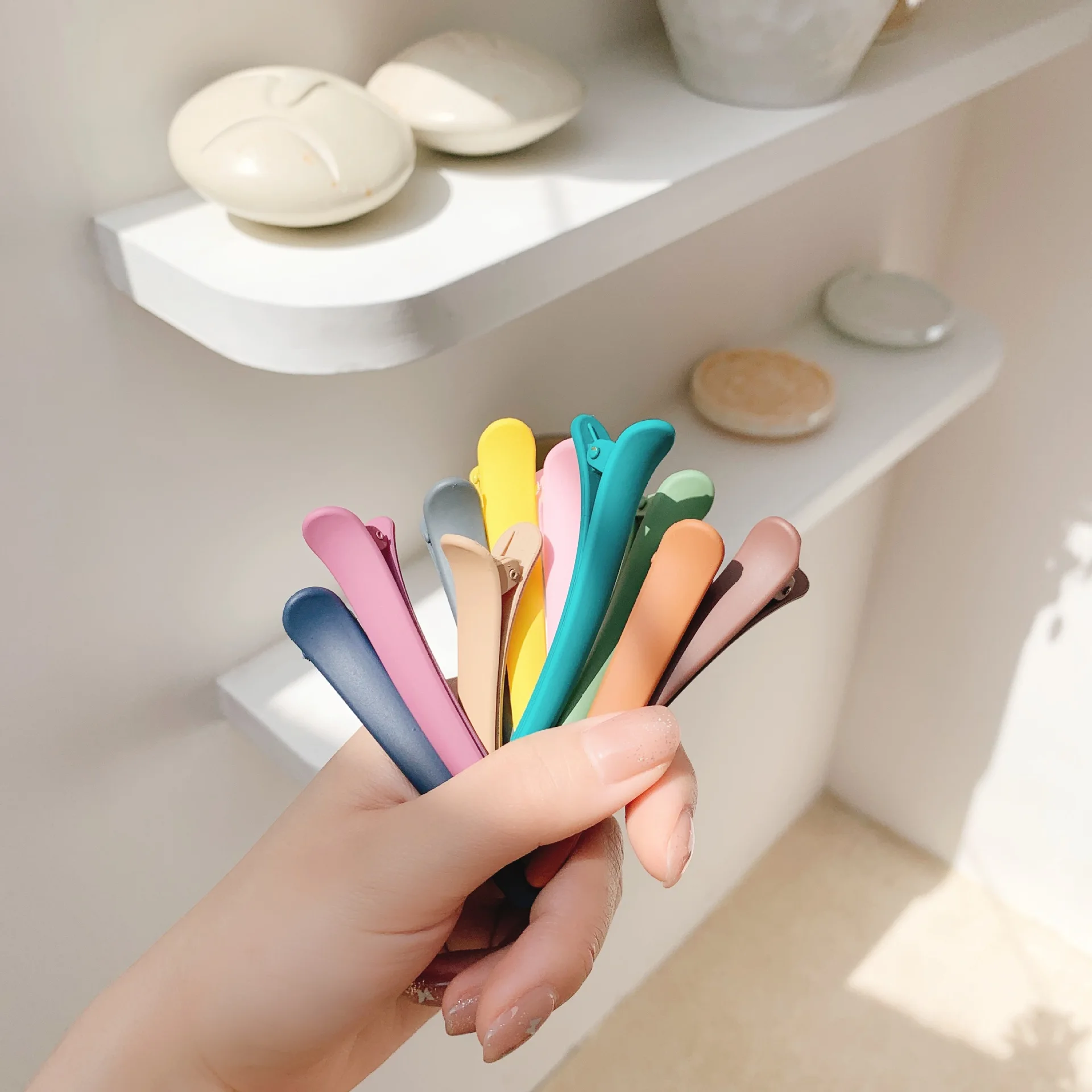 4Pcs/Set Duckbill Clip Candy C - Hair Care Salon reseña y precio