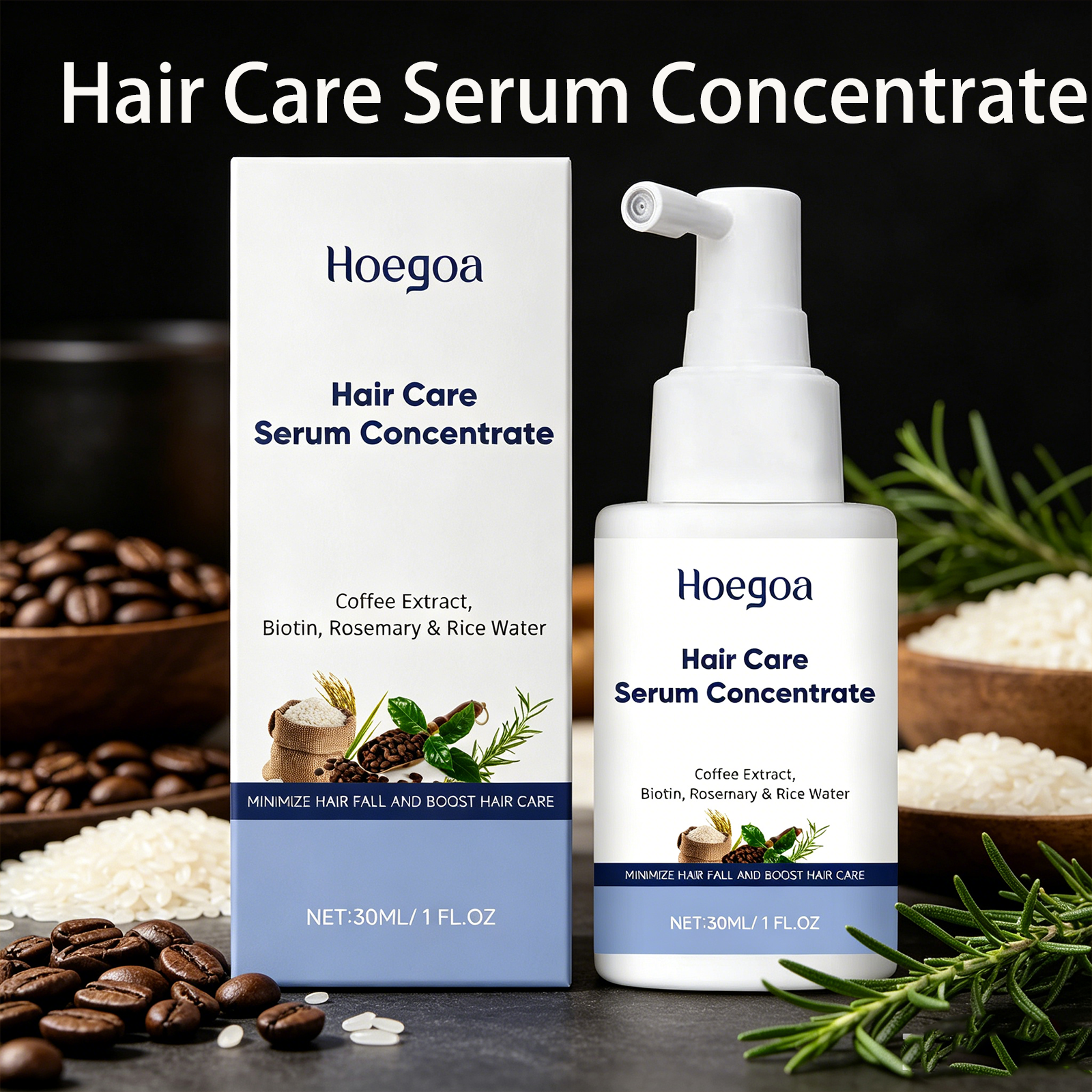 Hair Care Serum Caffeine Bioti - Hair Care With Rice Water reseña y precio