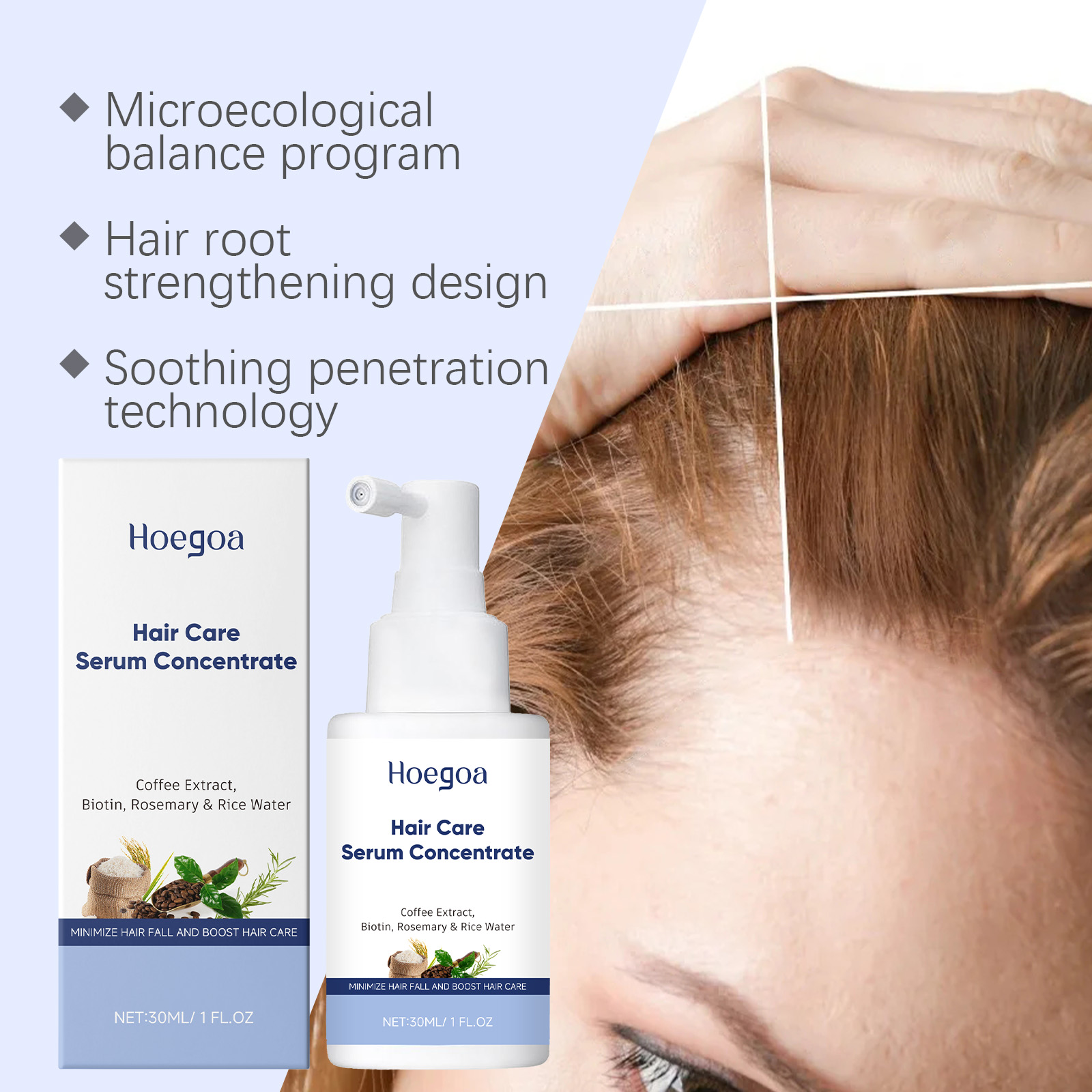 Hair Care Serum Caffeine Bioti - Hair Care With Rice Water reseña y precio