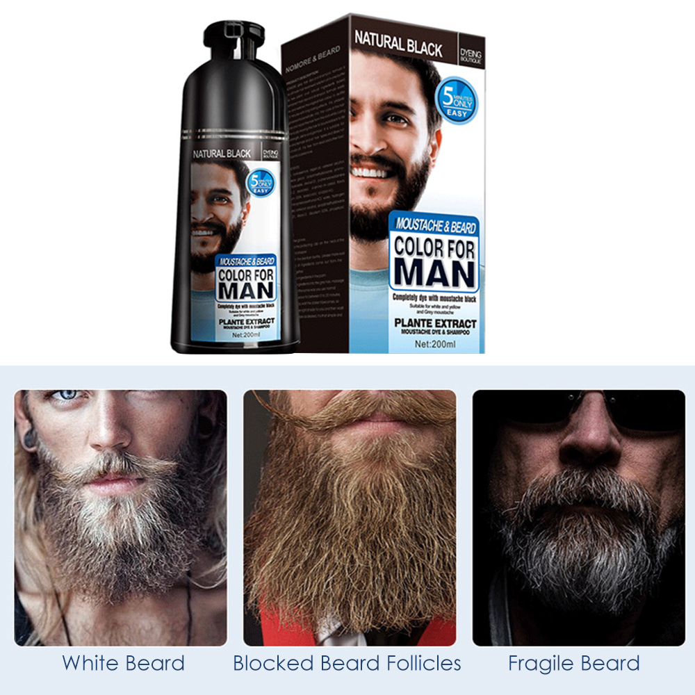200ML Permanent Beard Dye Sham - Hair Care Garnier reseña y precio