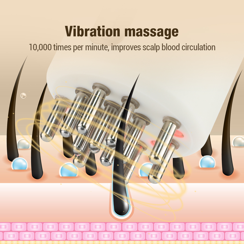 Electric Vibration Head Massag - Hair Care Essence reseña y precio
