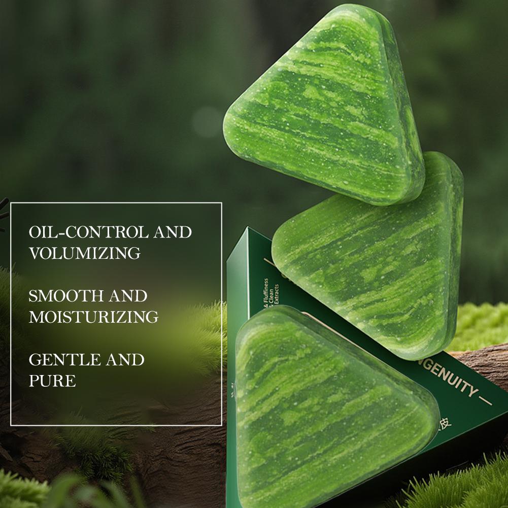 1/3 Pack Triangle Shampoo Bar, - Hair Care With Rice Water reseña y precio
