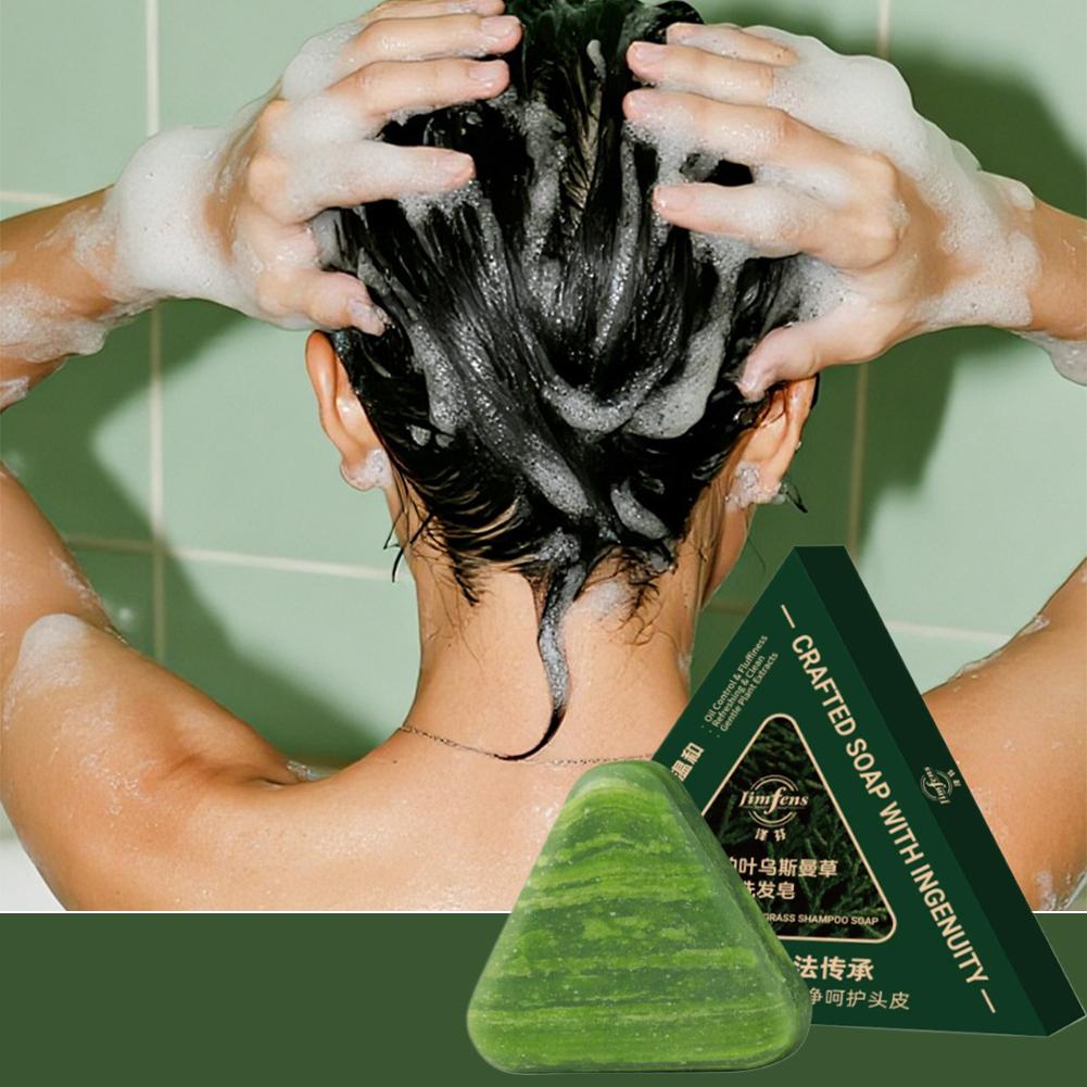 1/3 Pack Triangle Shampoo Bar, - Hair Care With Rice Water reseña y precio