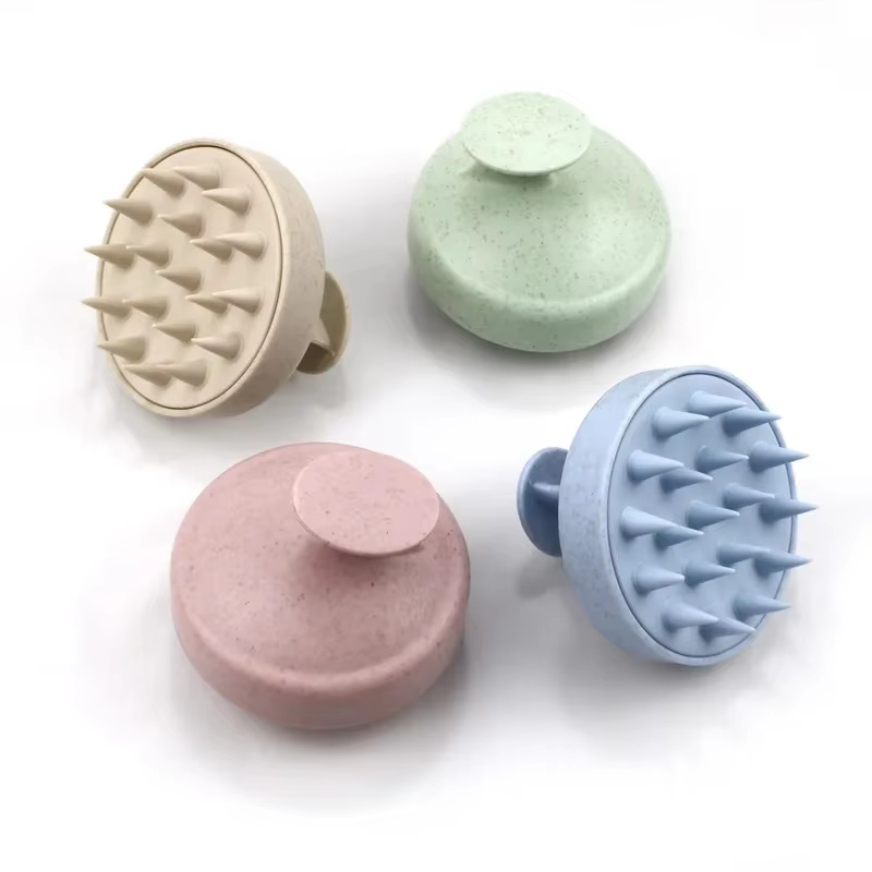 1PC Silicone Shampoo Brush Mul - Hair Care Salon reseña y precio