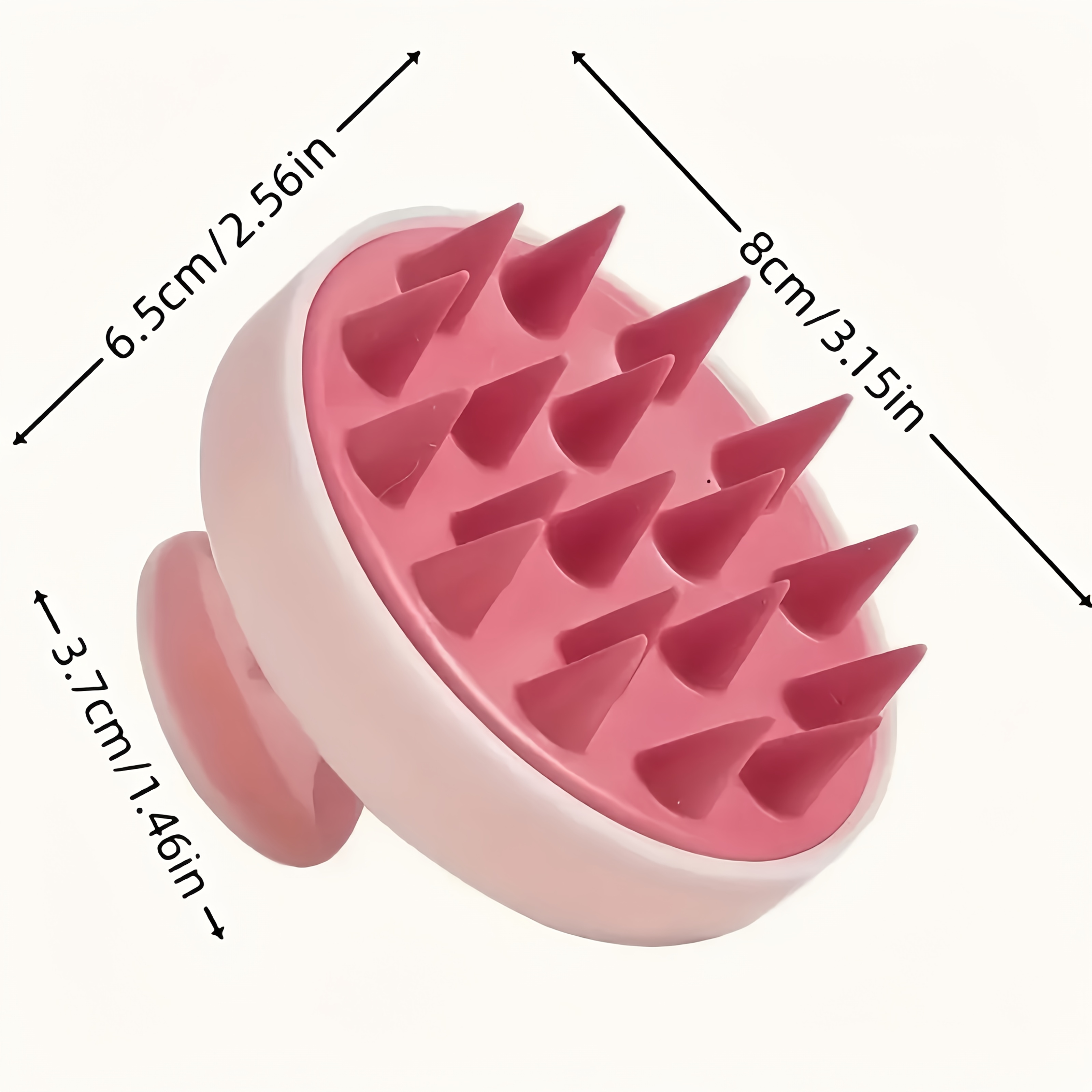 1PC Silicone Shampoo Brush Mul - Hair Care Salon reseña y precio