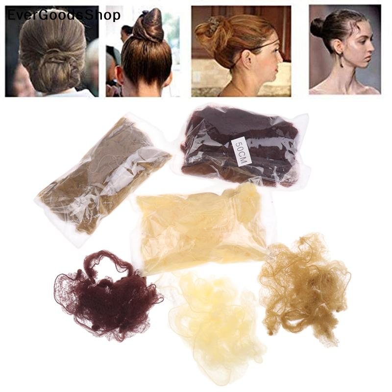 New 50Pcs Hair Net Elastic Bun - Hair Net Invisible reseña y precio