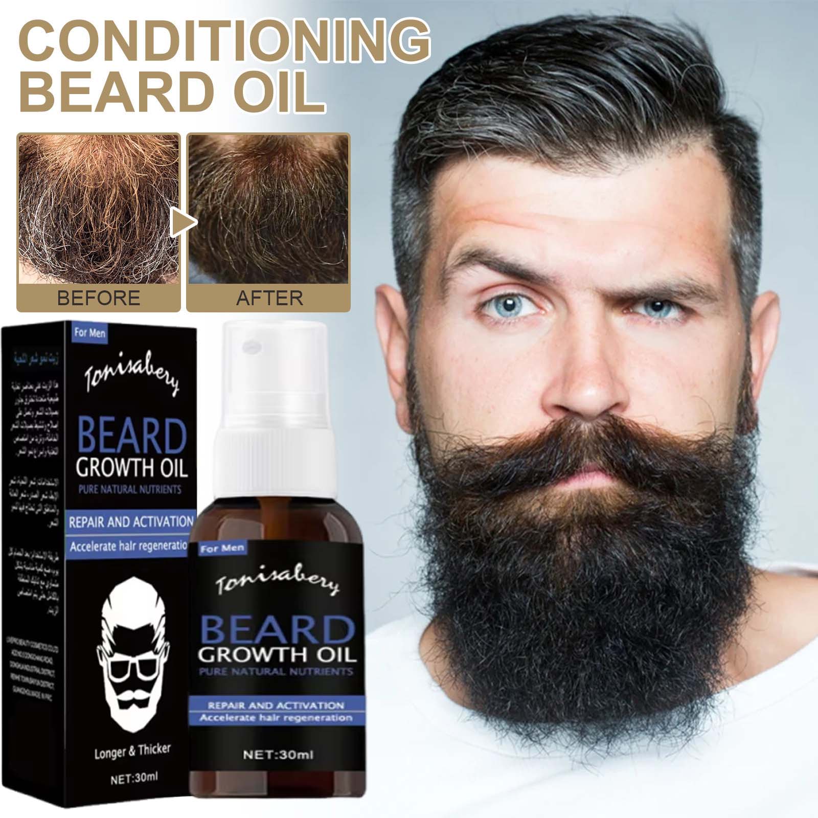 Beard Growth Oil Beard Wax Bal - Hair Care Essence reseña y precio