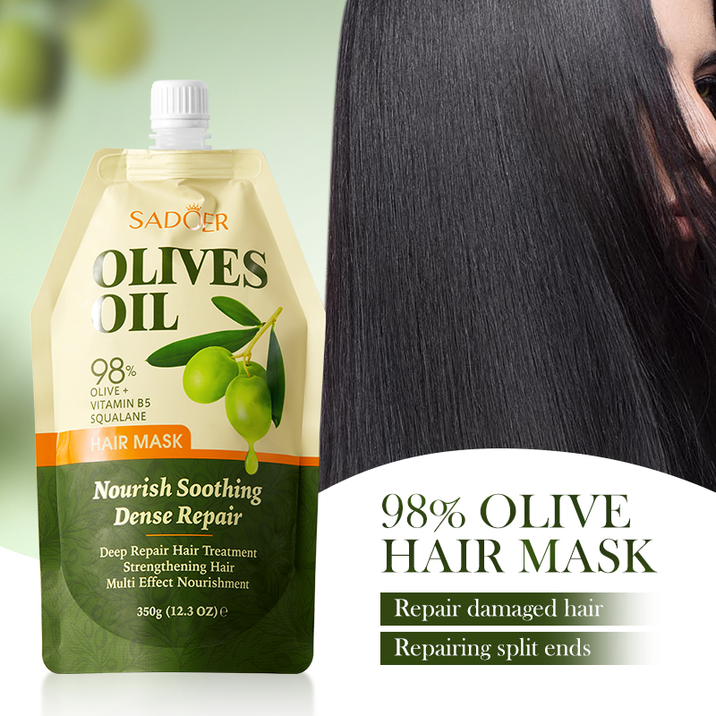 1/2Bags Olive Oil Hair Mask Co - Deep Conditioner Mask reseña y precio