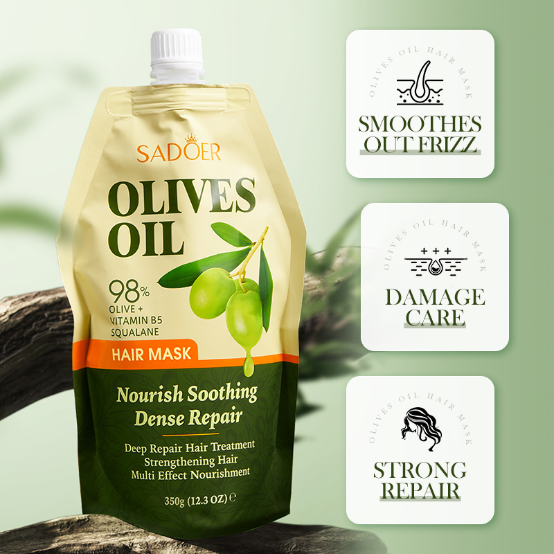 1/2Bags Olive Oil Hair Mask Co - Deep Conditioner Mask reseña y precio