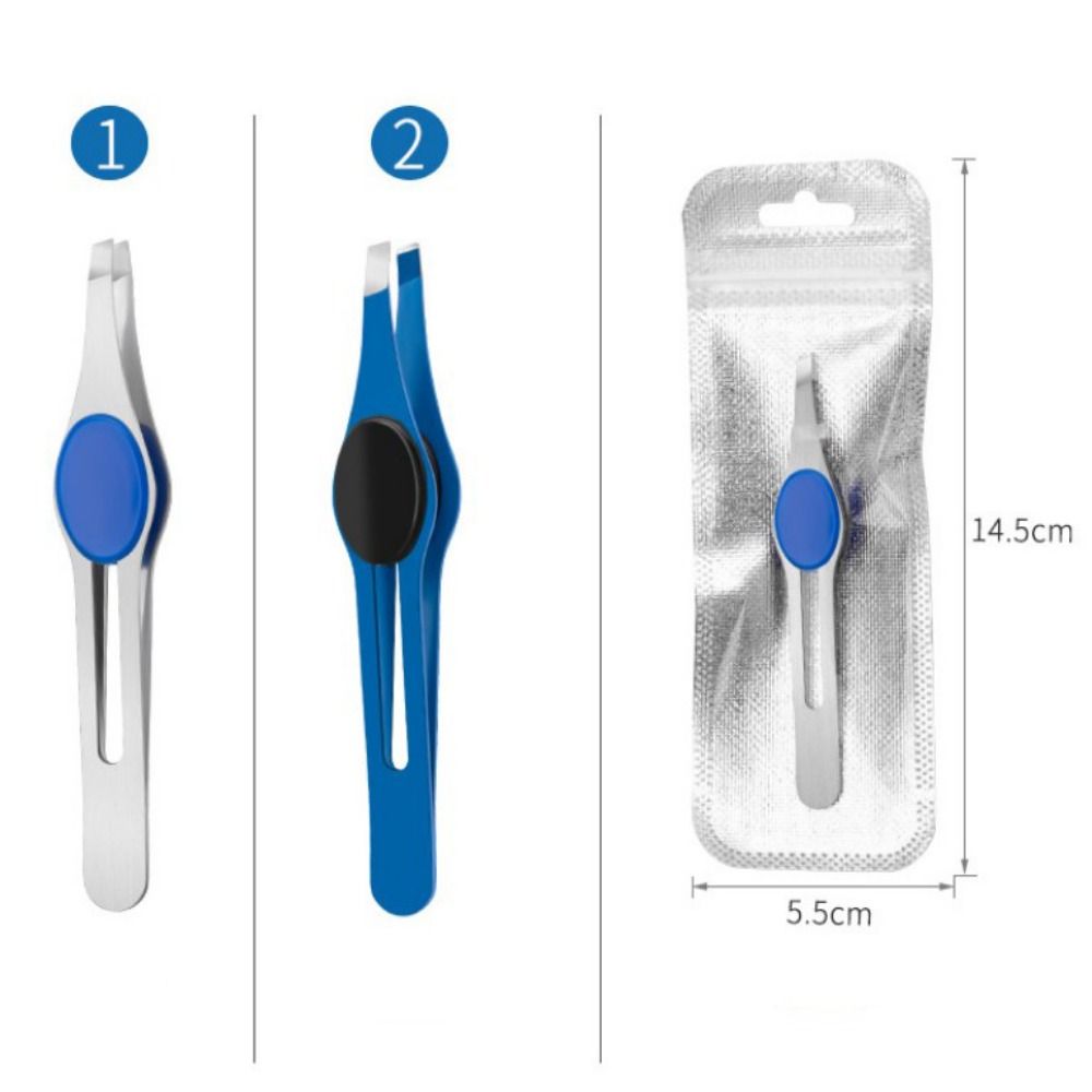 Stainless Steel Eyebrow Tweeze - Hair Care Tools reseña y precio