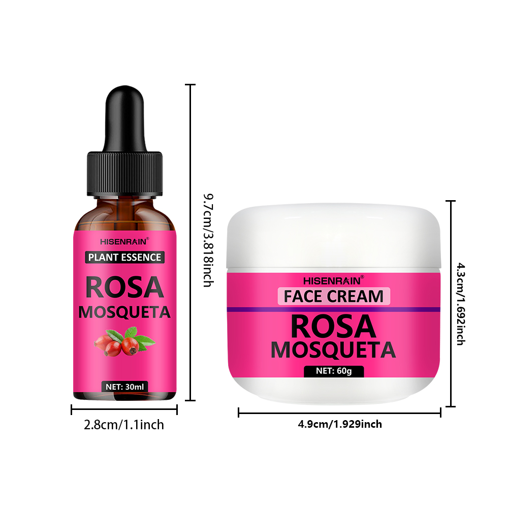HISENRAIN Rosehip Skincare Set - Silk Press Serum reseña y precio