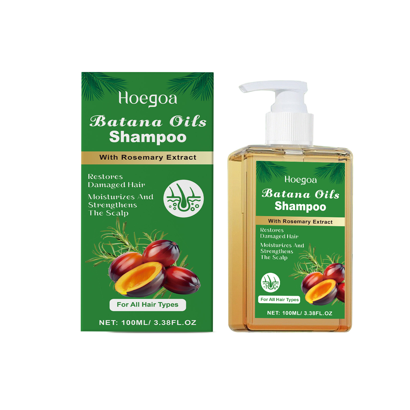Pure Batana Shampoo Hair Stren - Hair Care Garnier reseña y precio