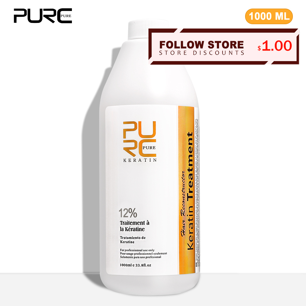 PURC 12% Keratin Smoothing Hai - Hair Care Salon reseña y precio