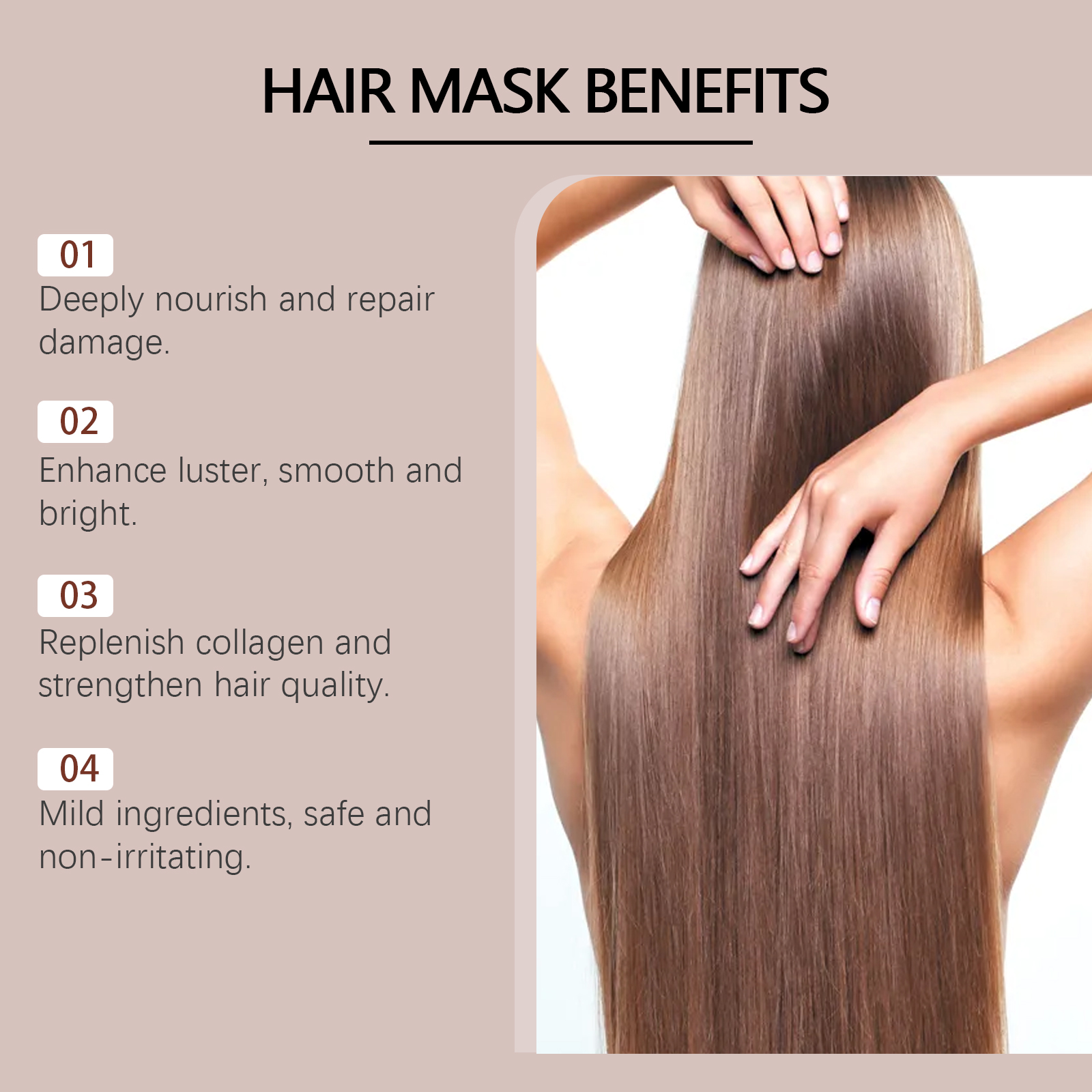 Collagen Hair Mask Deep Repair - Deep Conditioner Mask reseña y precio