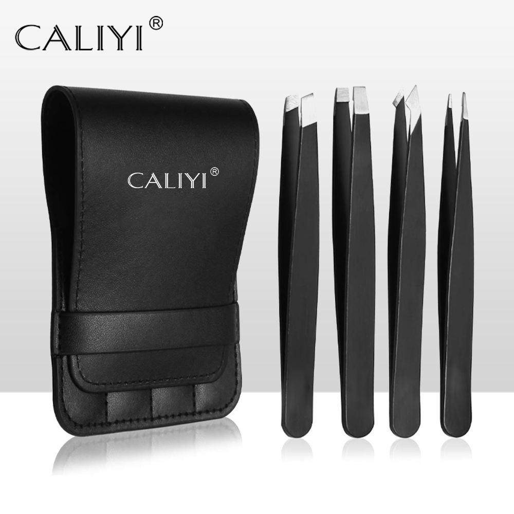 4PCS Tweezers Set Professional - Hair Care Tools reseña y precio