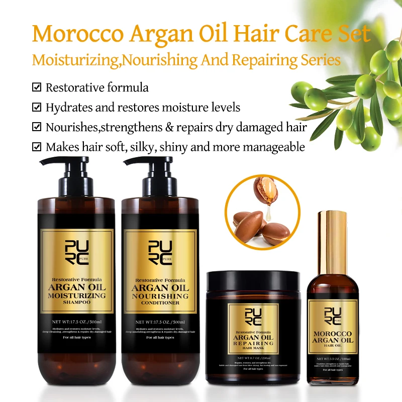 Morocco Argan Oil Shampoo Cond - Deep Conditioner Mask reseña y precio