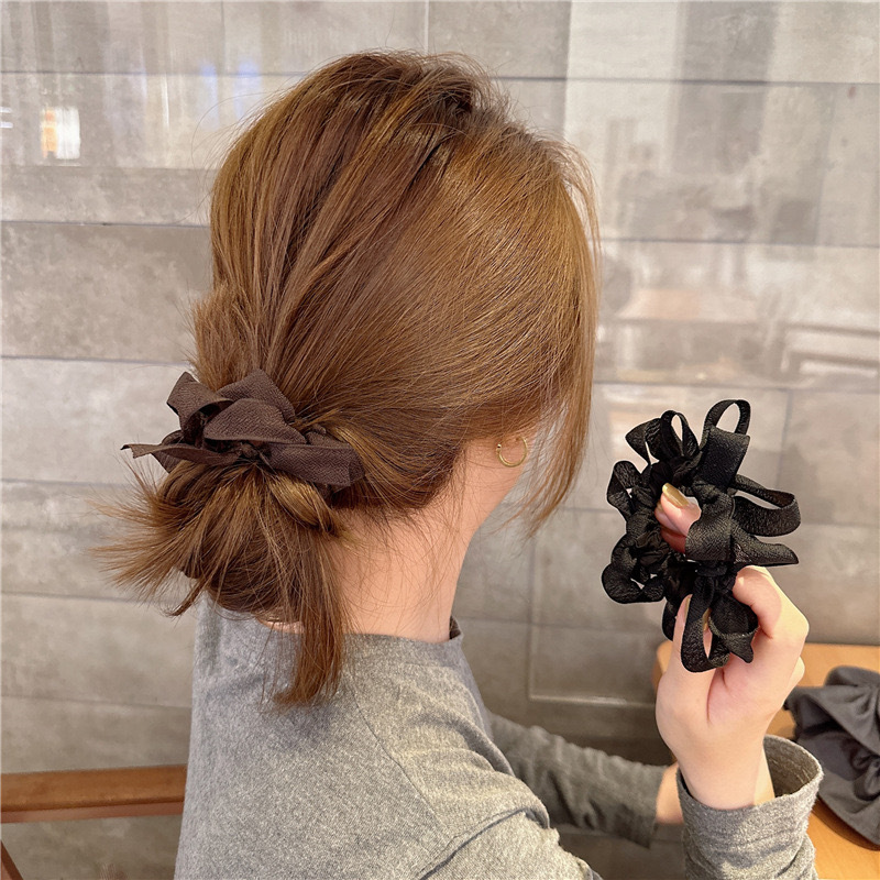 6 Pcs Women's Hair Scrunchies  - Hair Net Invisible reseña y precio
