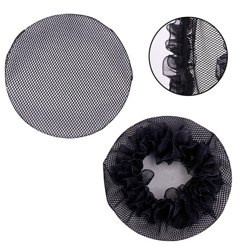 10Pcs Small Hole Black Elastic - Hair Net Invisible reseña y precio