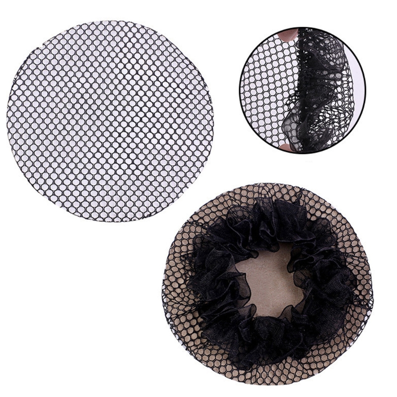 10Pcs Small Hole Black Elastic - Hair Net Invisible reseña y precio