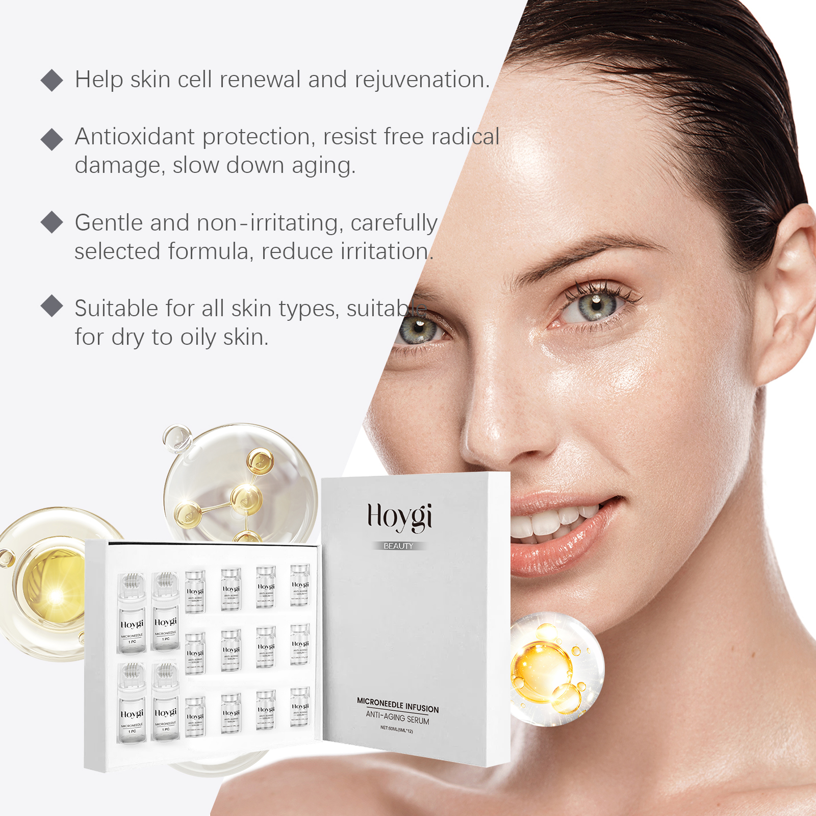Firming Facial Serum Set with  - Silk Press Serum reseña y precio