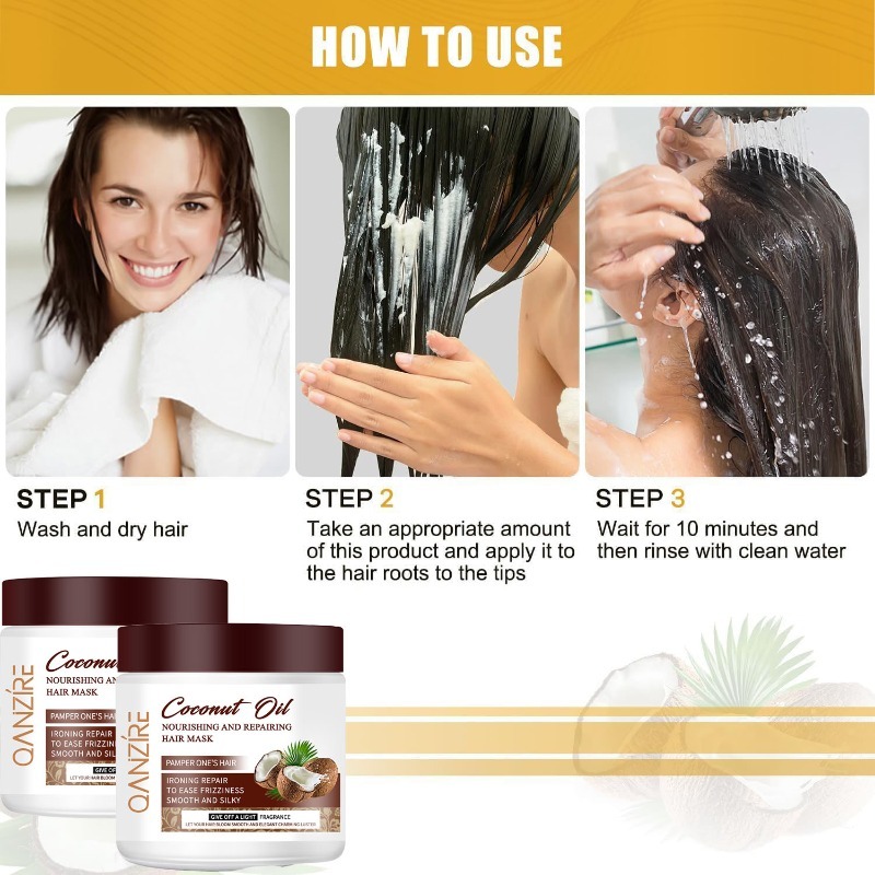 Coconut Oil Hair Mask Treatmen - Deep Conditioner Mask reseña y precio