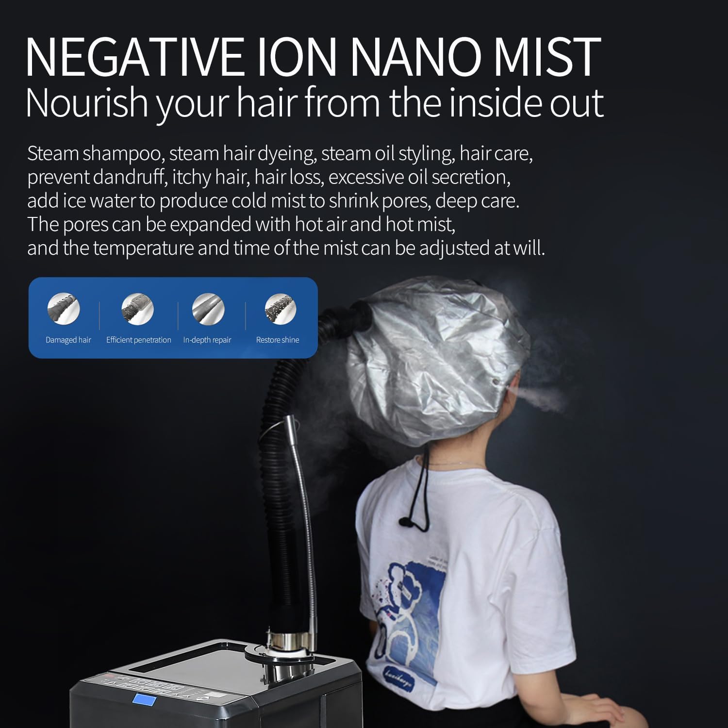 Professional Steam Perm Machin - Hair Care Salon reseña y precio