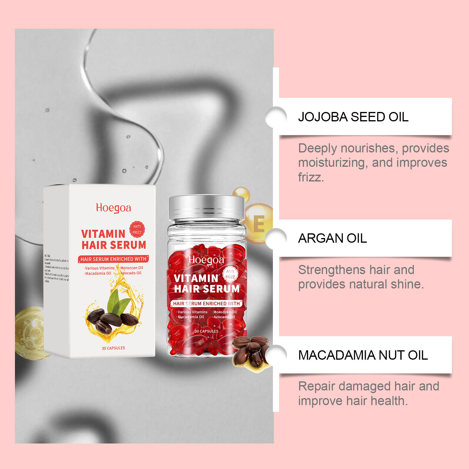 Vitamin Hair Care Serum Capsul - Hair Care Essence reseña y precio