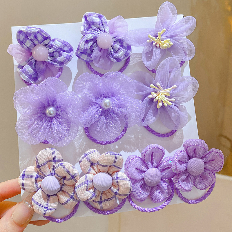 10Pcs Children's mesh flower h - Hair Net Invisible reseña y precio