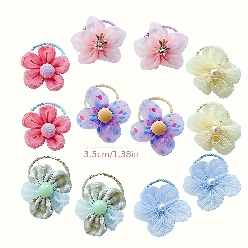 10Pcs Children's mesh flower h - Hair Net Invisible reseña y precio