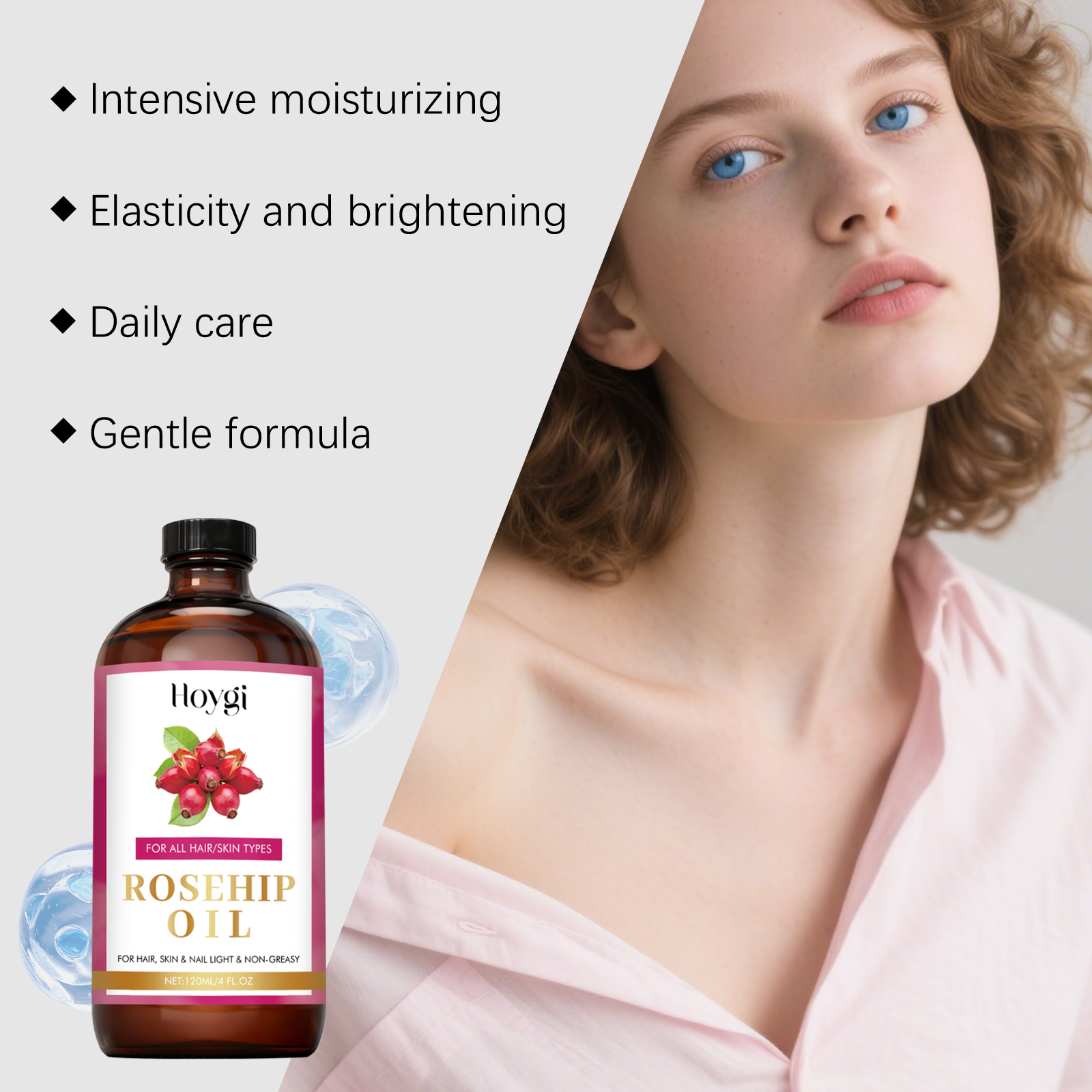 Natural Rosehip Seed Essential - Silk Press Serum reseña y precio