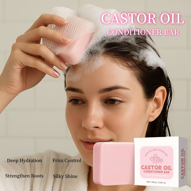 Castor Oil Conditioner Soap Ba - Hair Care Salon reseña y precio