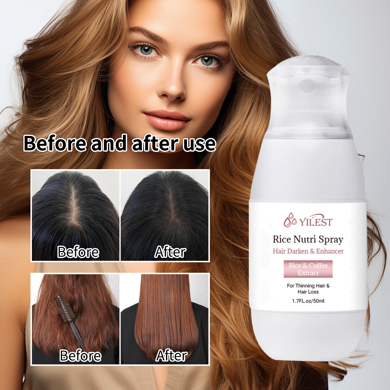 Rice Water Spray Hair Strength - Hair Care With Rice Water reseña y precio